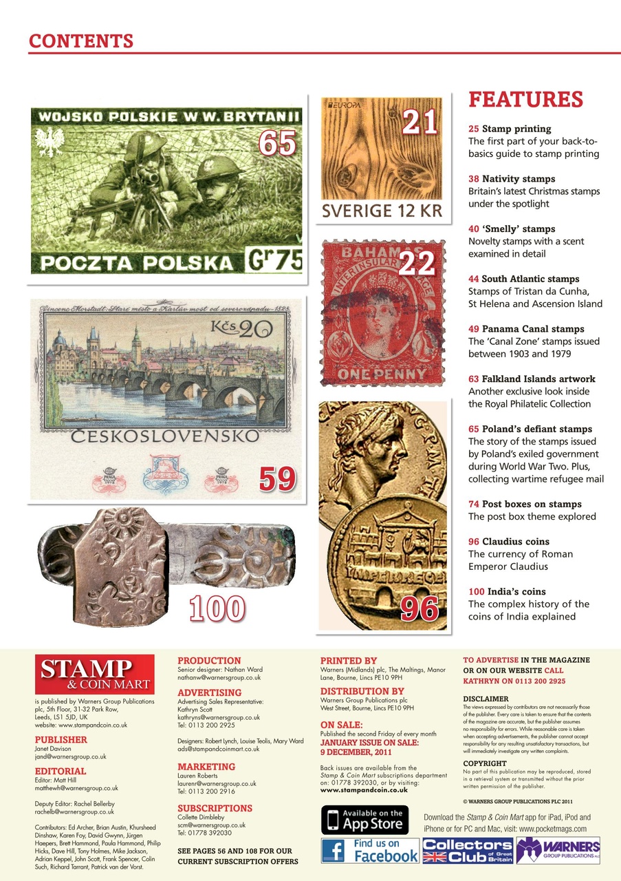 Stamp Collector Preview Pages