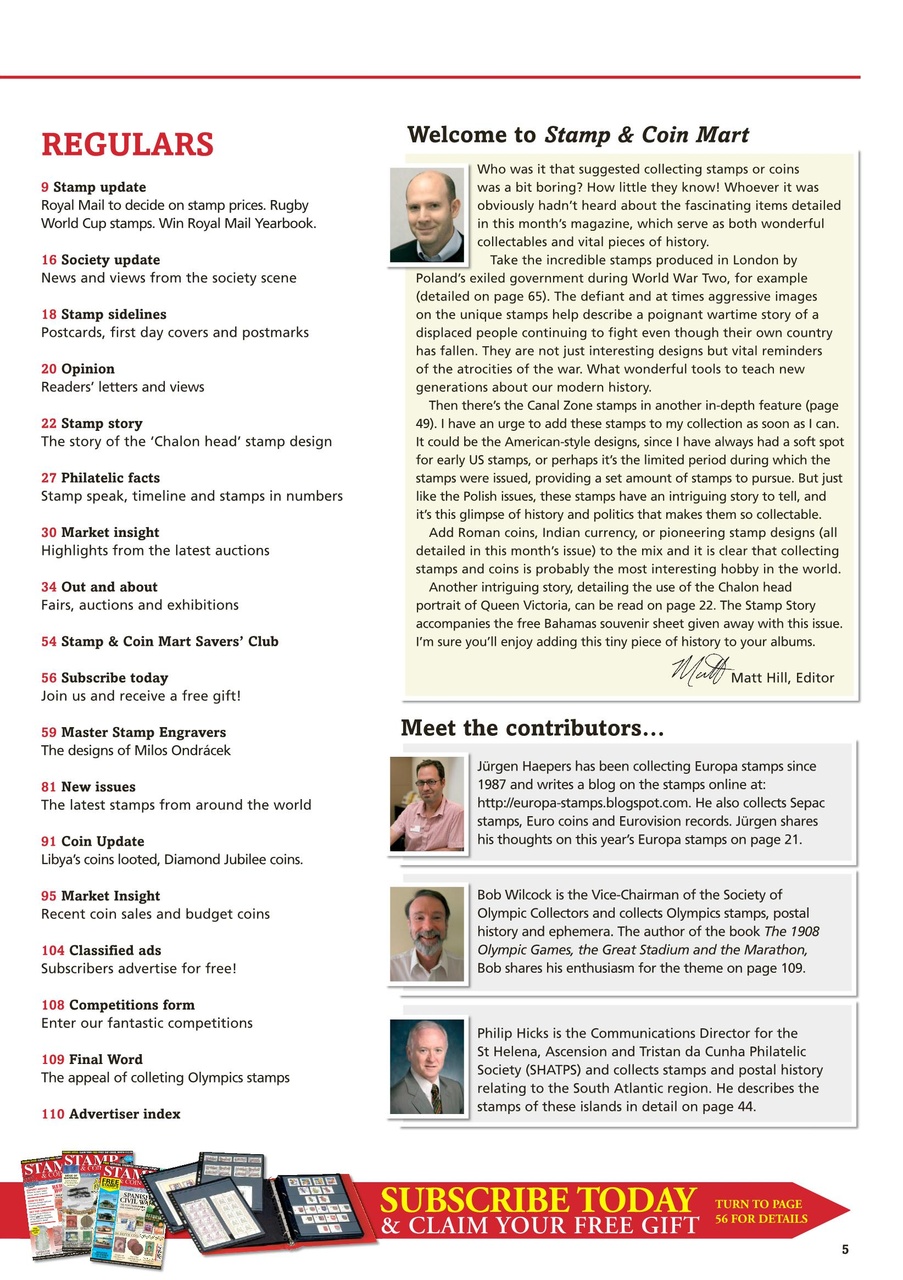 Stamp Collector Preview Pages