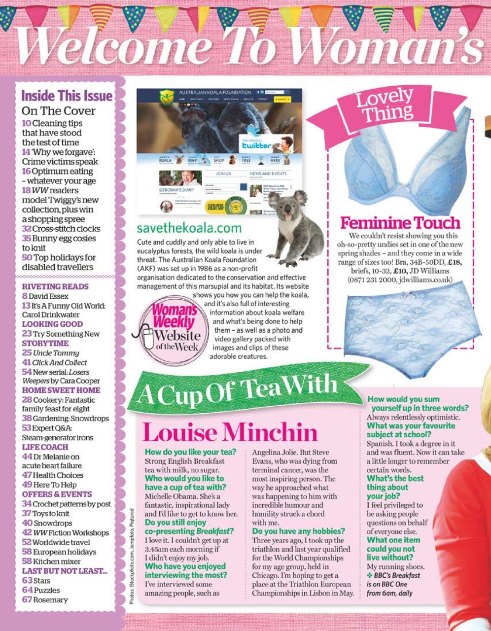 Woman's Weekly Preview Pages