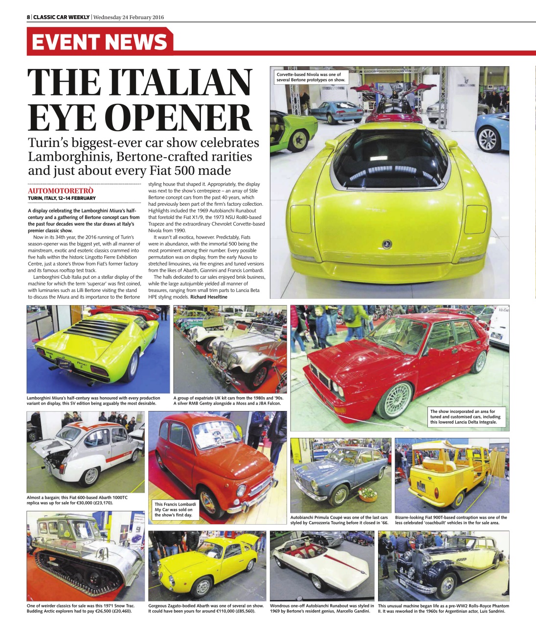Classic Car Weekly Preview Pages