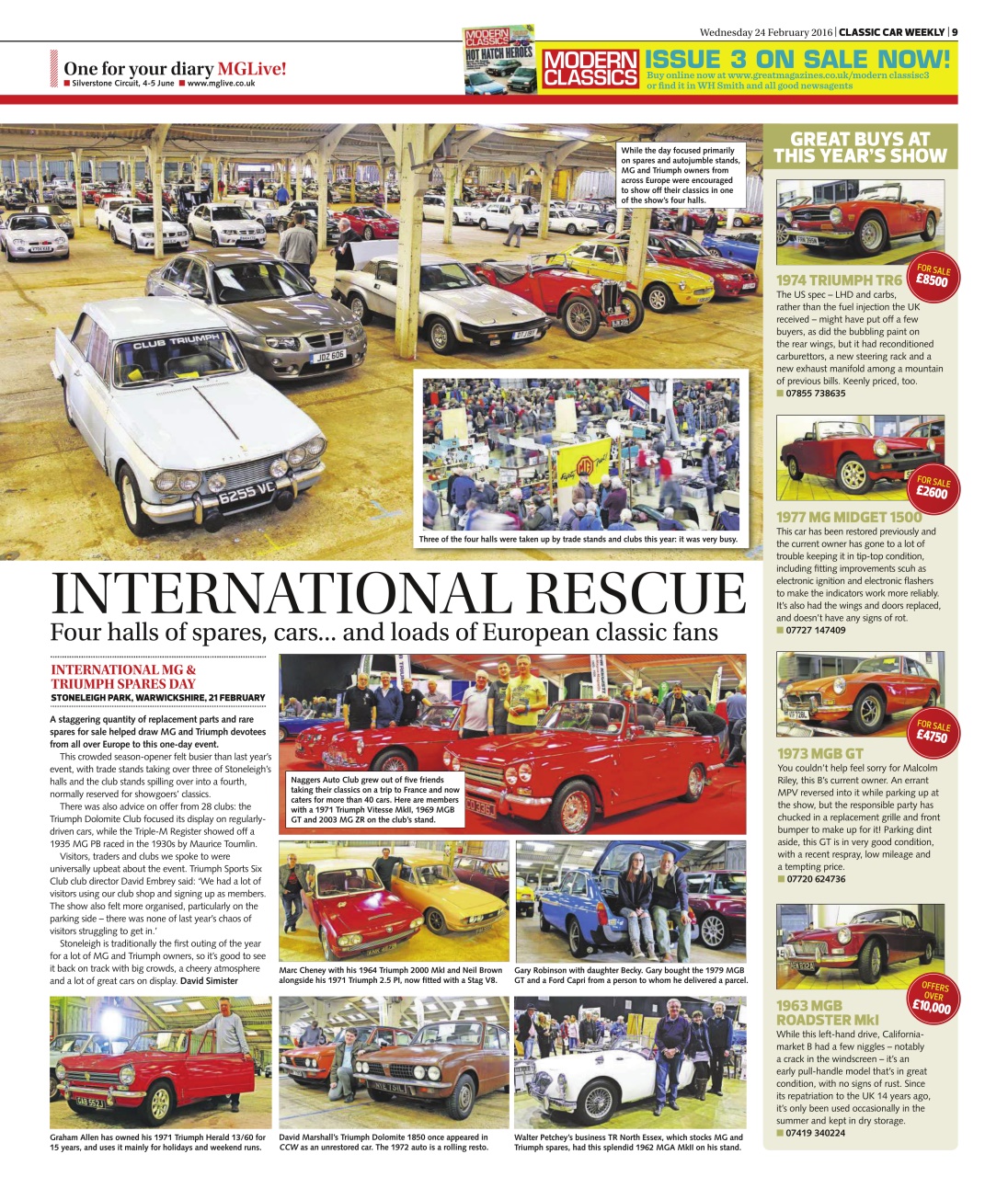 Classic Car Weekly Preview Pages