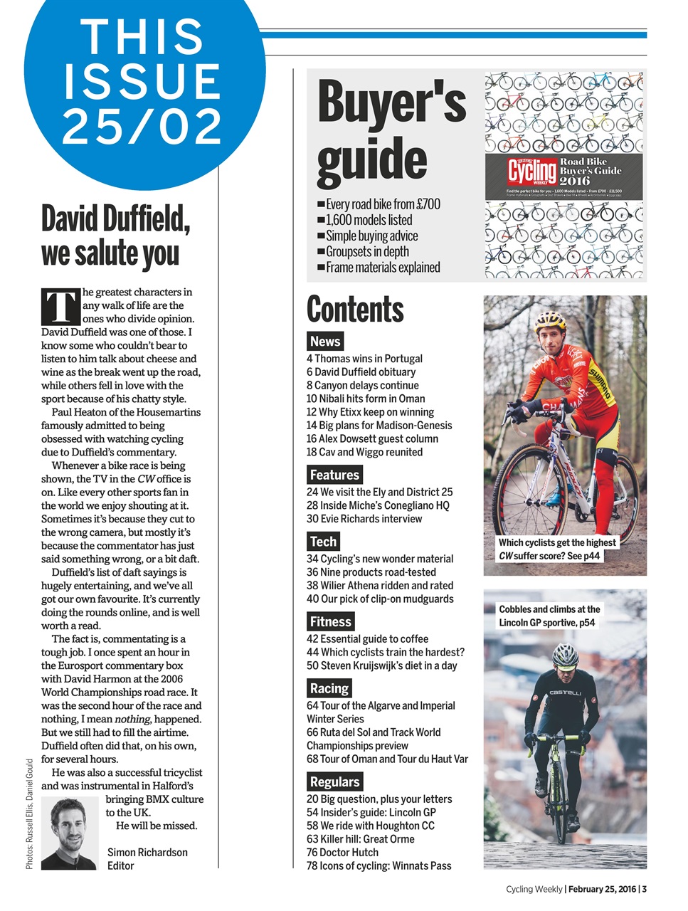 Cycling Weekly Preview Pages