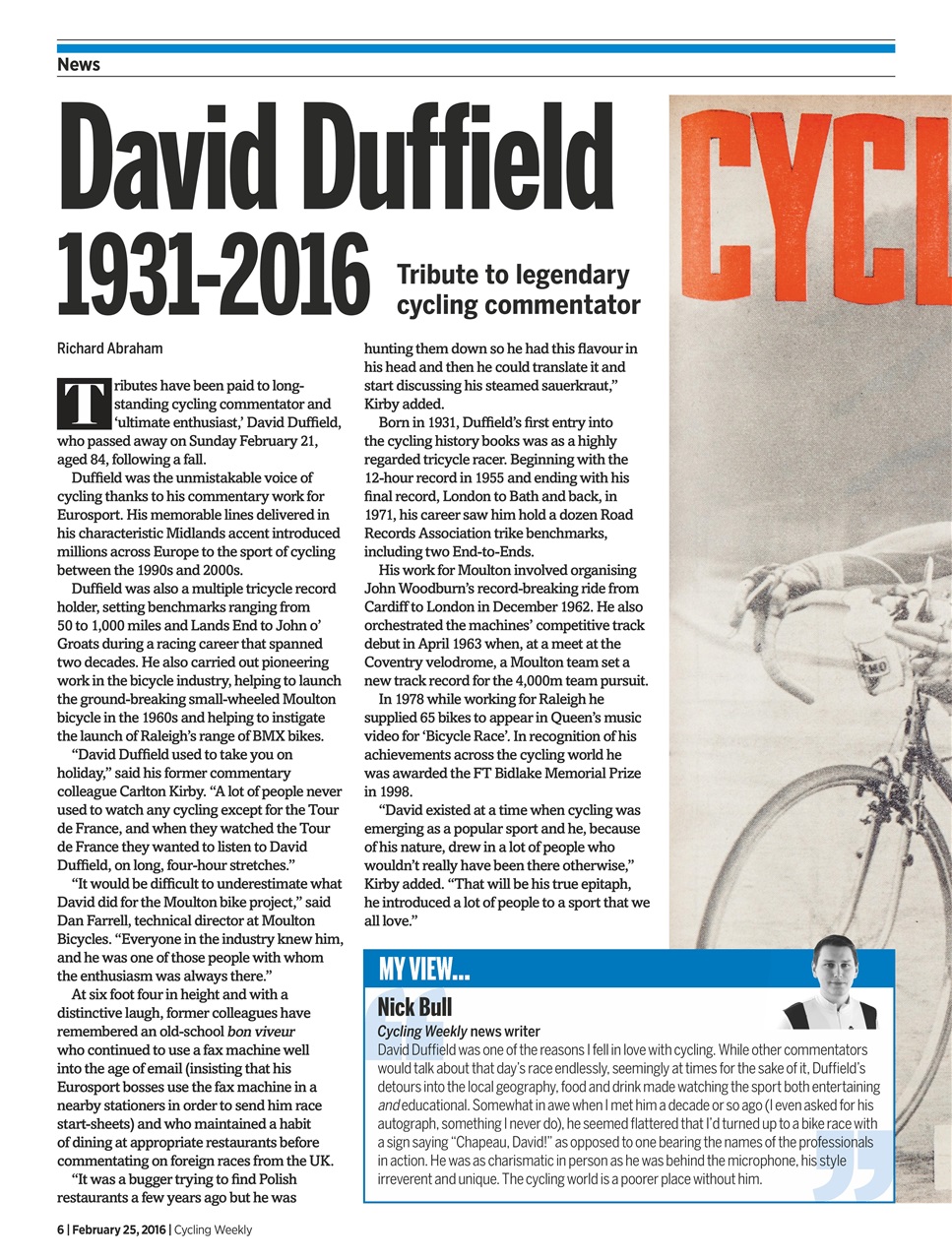 Cycling Weekly Preview Pages