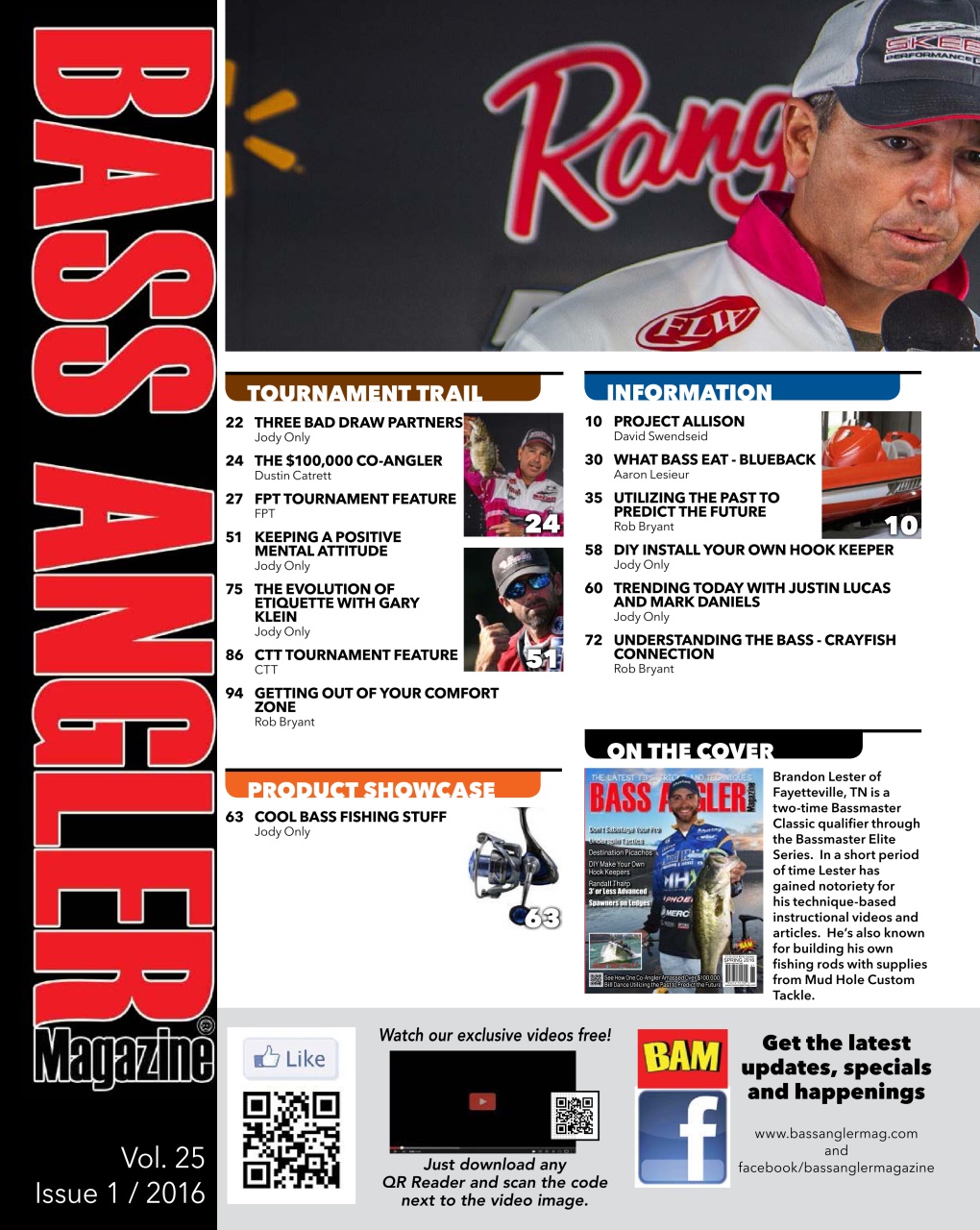 BASS ANGLER MAGAZINE Preview Pages