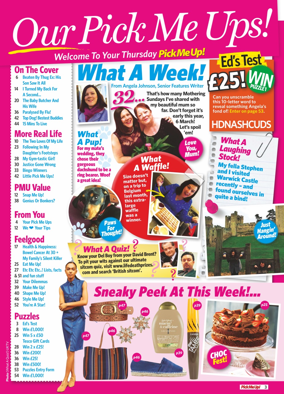 Pick Me Up Preview Pages