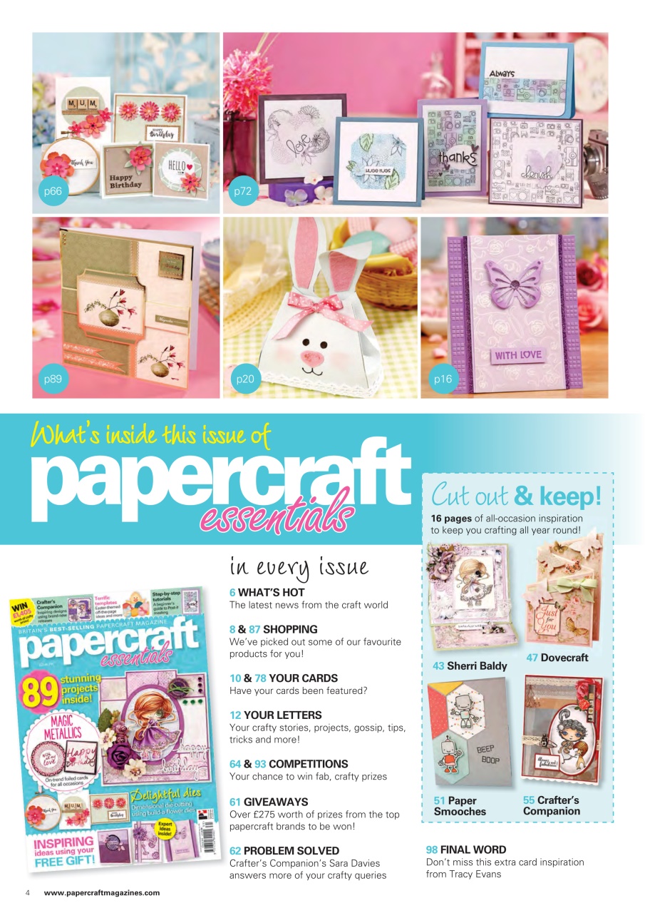 Papercraft Essentials Preview Pages