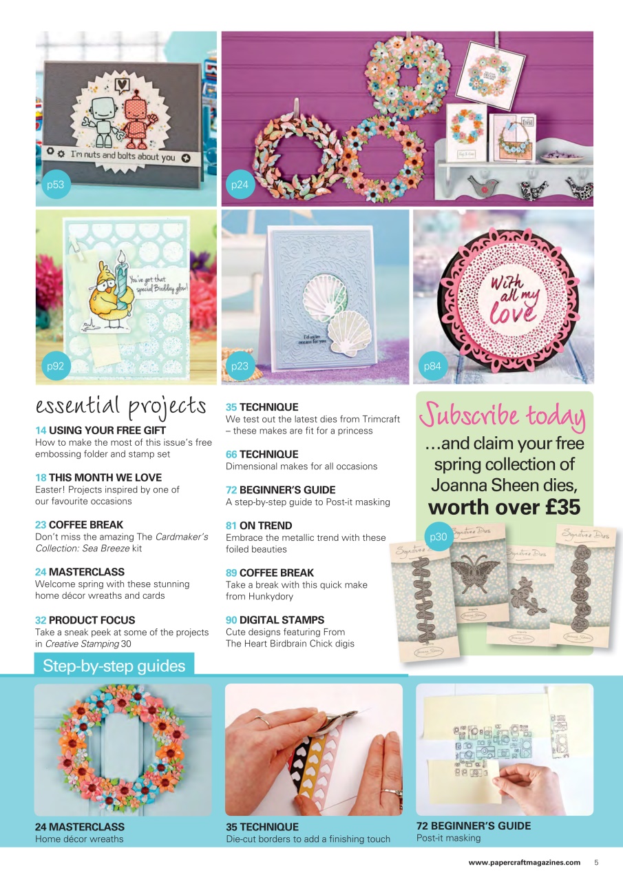 Papercraft Essentials Preview Pages