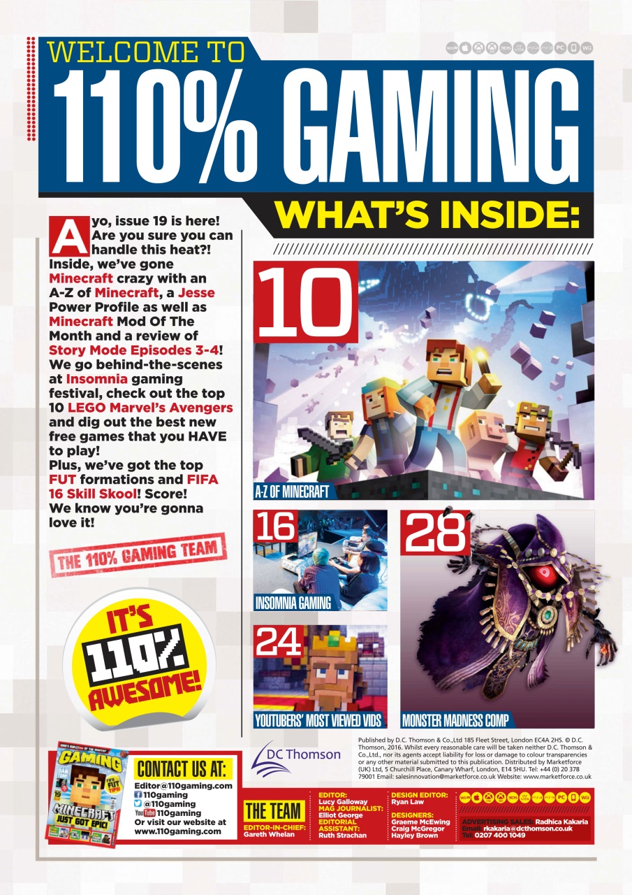 110% Gaming Preview Pages