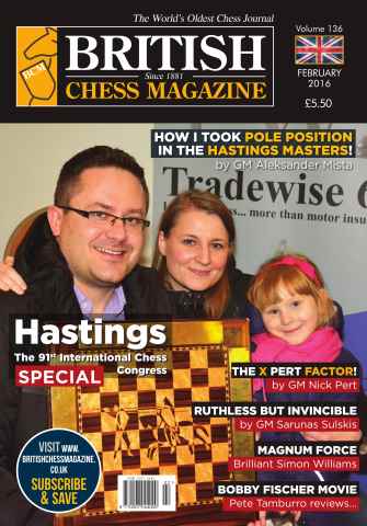 British Chess Magazine issue February 2016