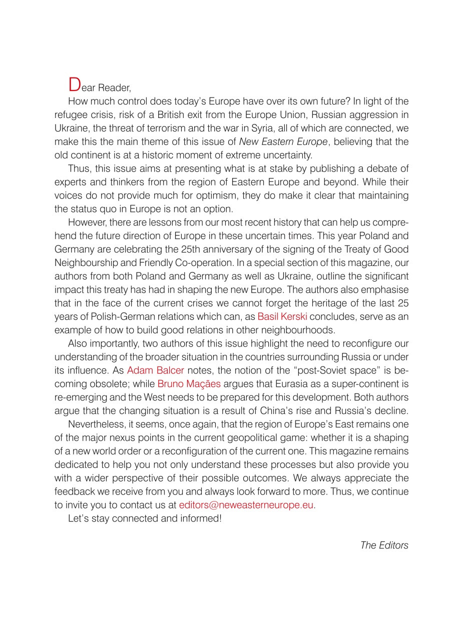 New Eastern Europe Preview Pages