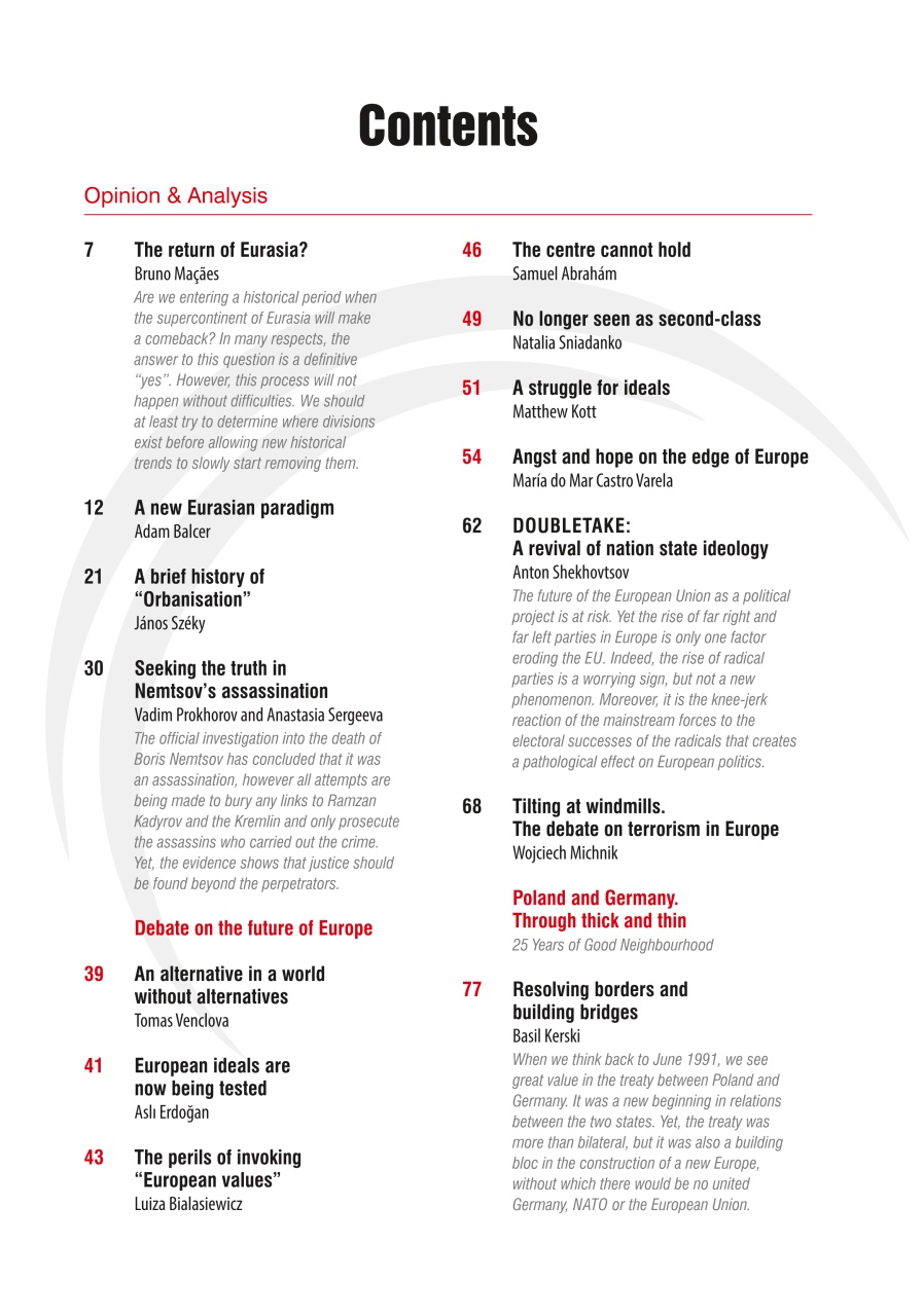 New Eastern Europe Preview Pages