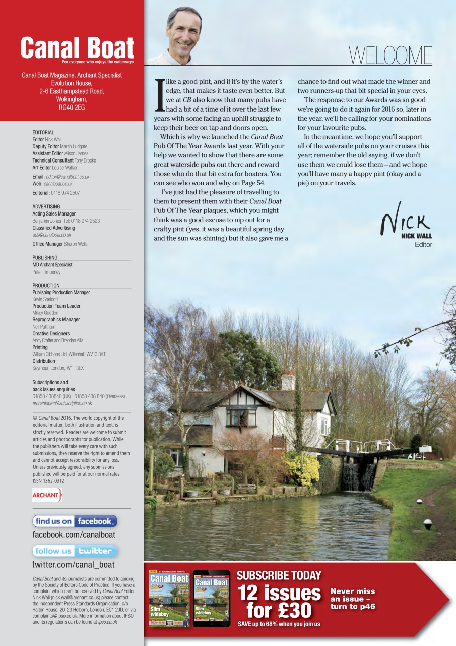 Canal Boat Preview Pages