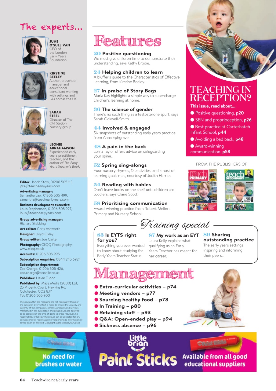 Teach Early Years Preview Pages