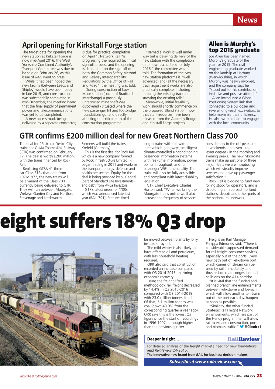 Rail Preview Pages