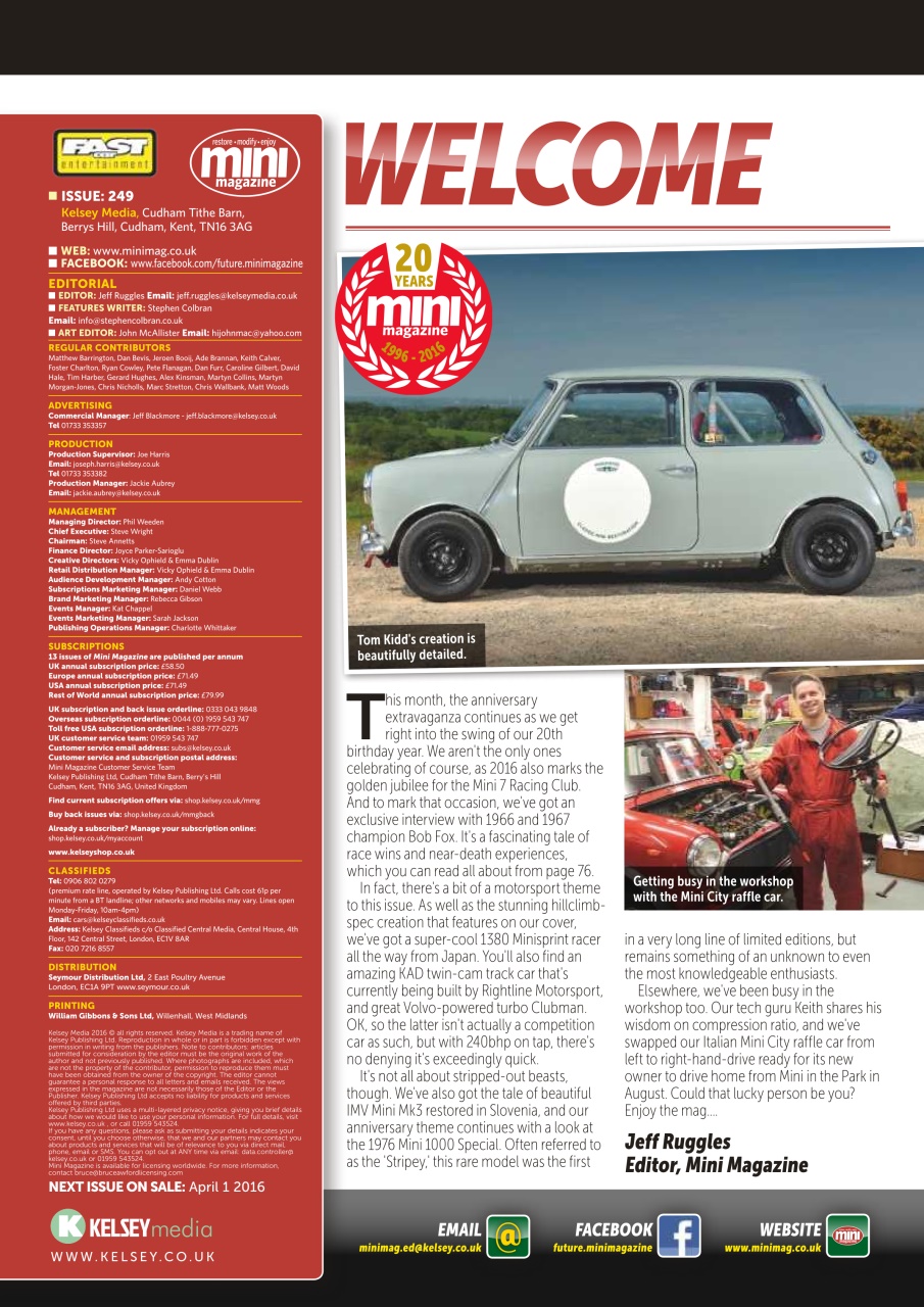 Mini Magazine Preview Pages