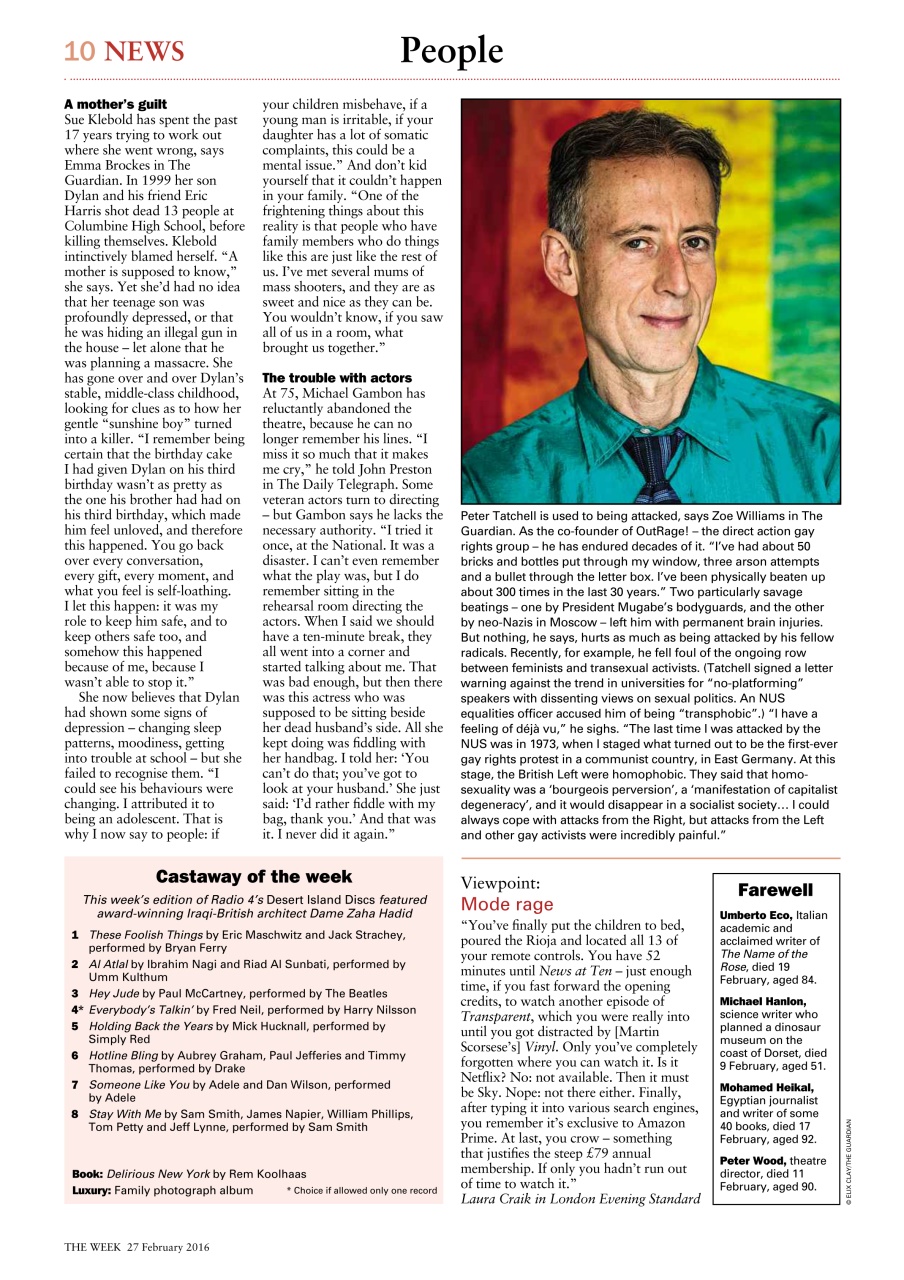 The Week Preview Pages