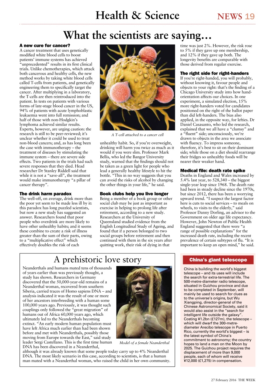 The Week Preview Pages