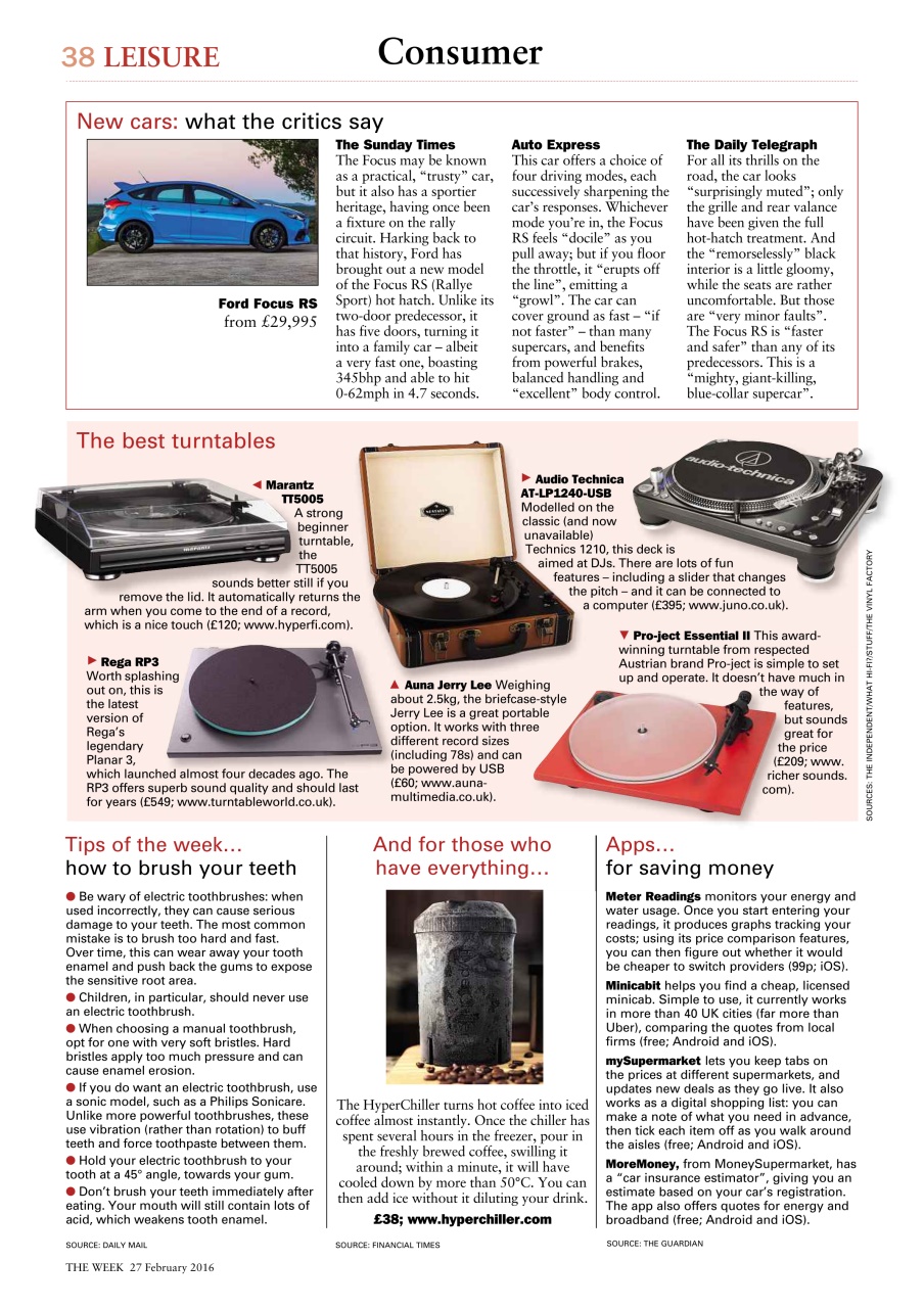 The Week Preview Pages