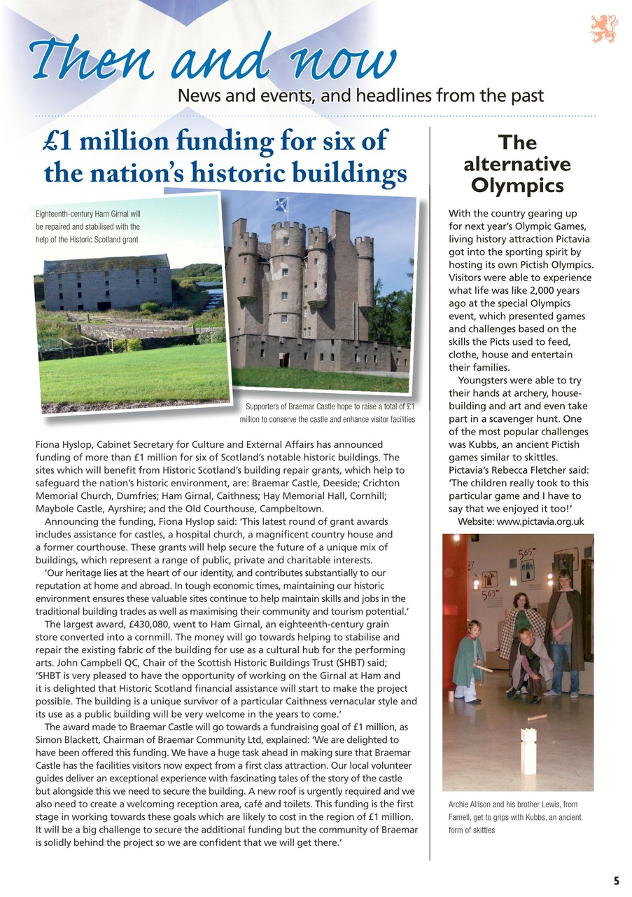 Scottish Memories Preview Pages