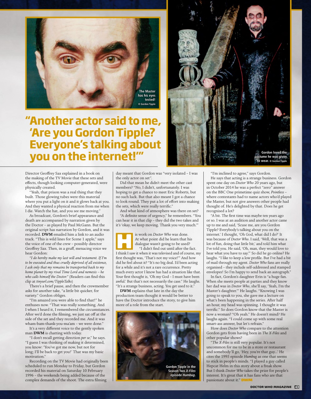 Doctor Who Magazine Preview Pages