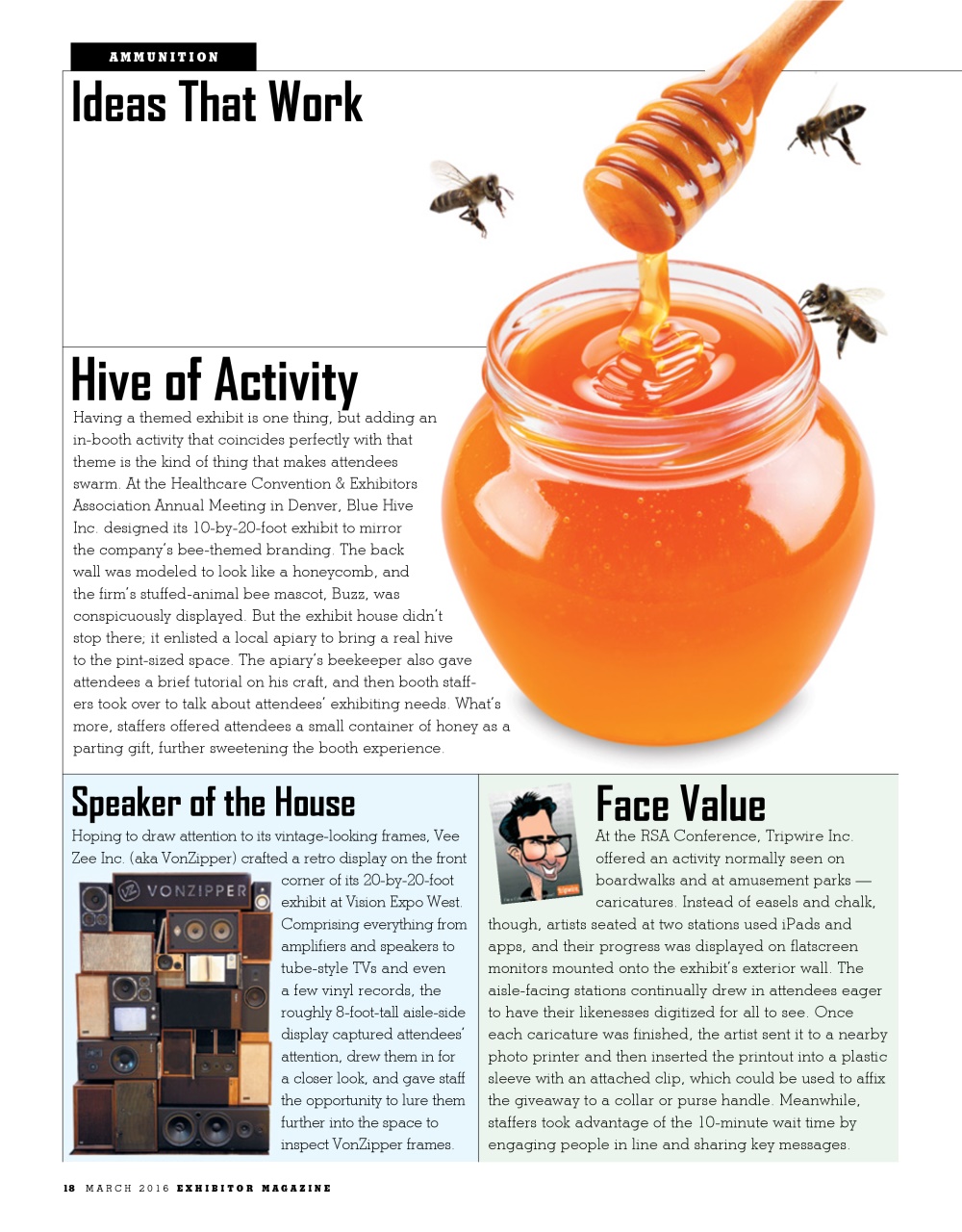 EXHIBITOR Magazine Preview Pages