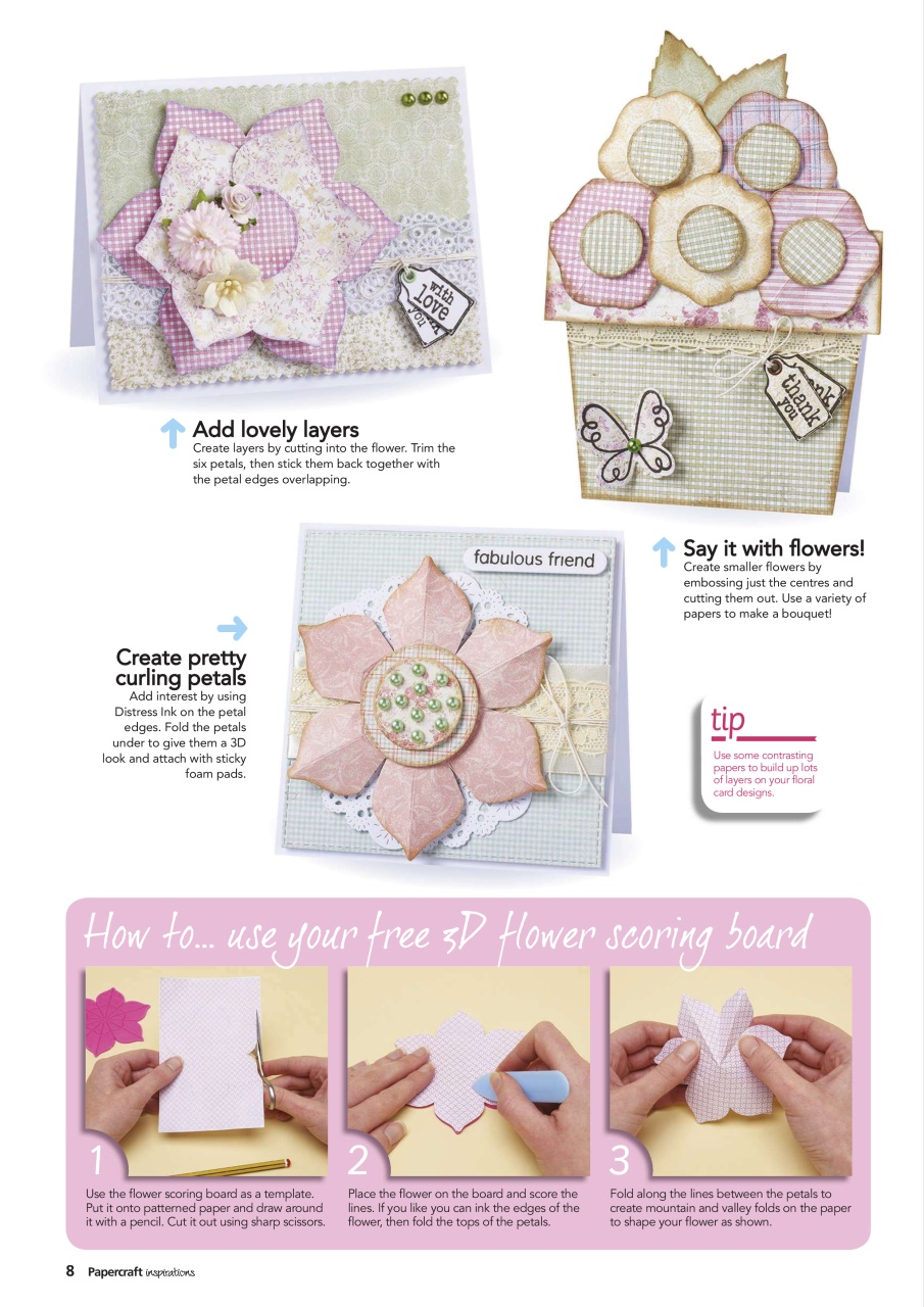 Papercraft Inspirations Preview Pages