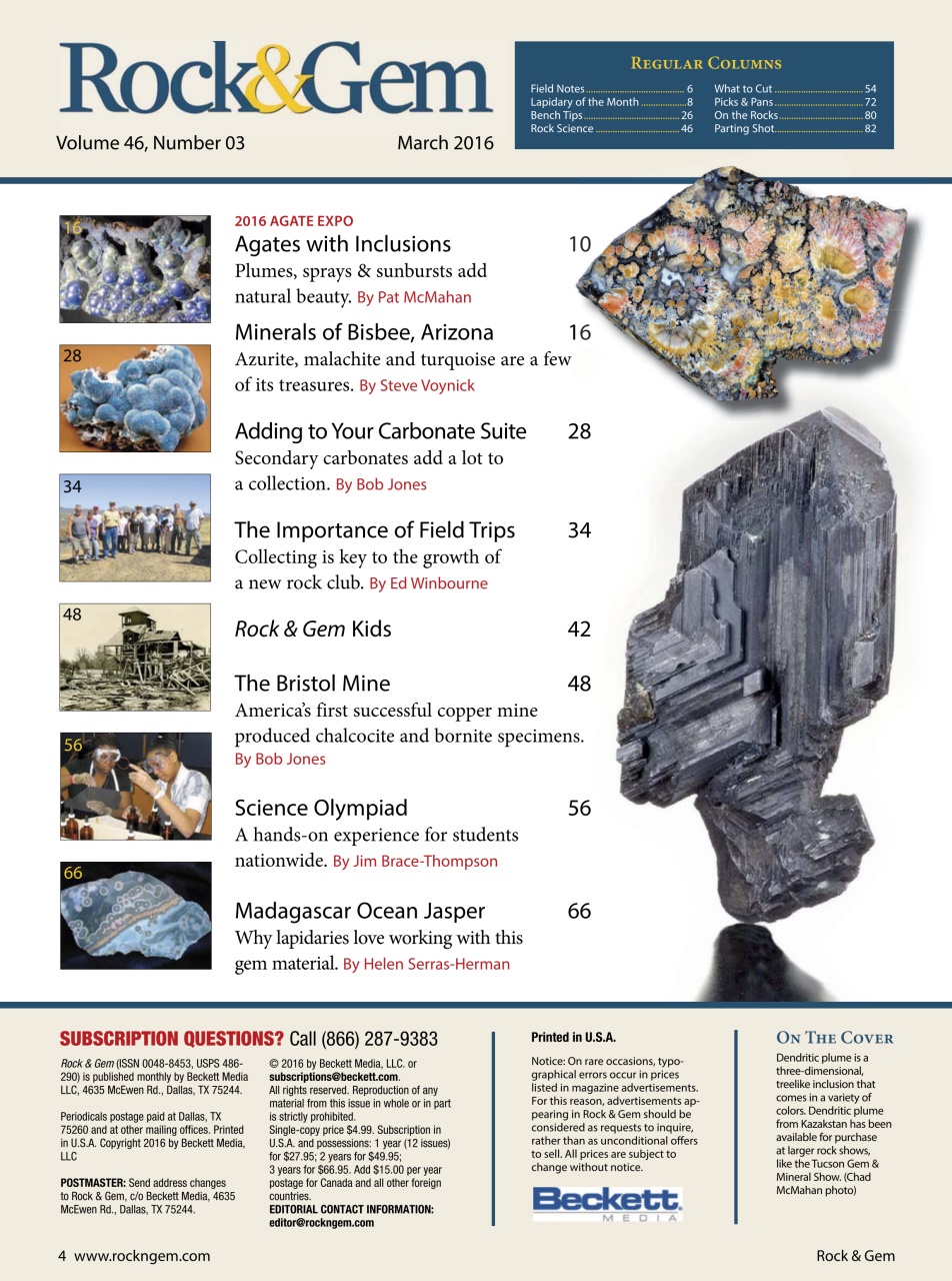 Rock&Gem Magazine Preview Pages