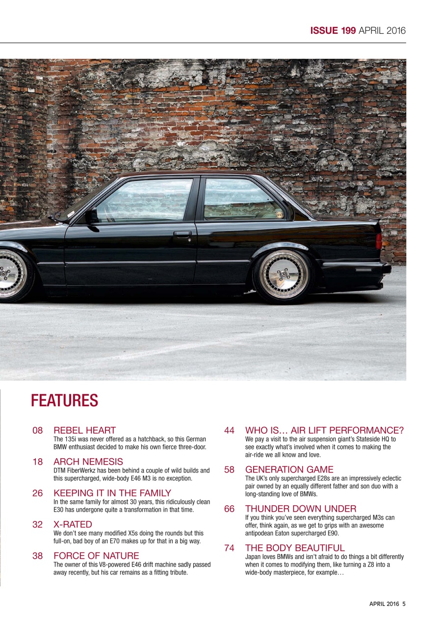 Performance BMW Preview Pages