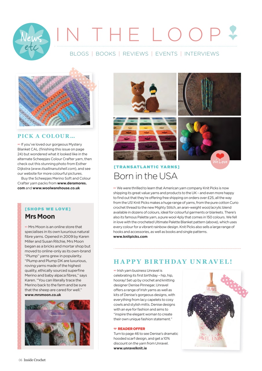 Inside Crochet Preview Pages