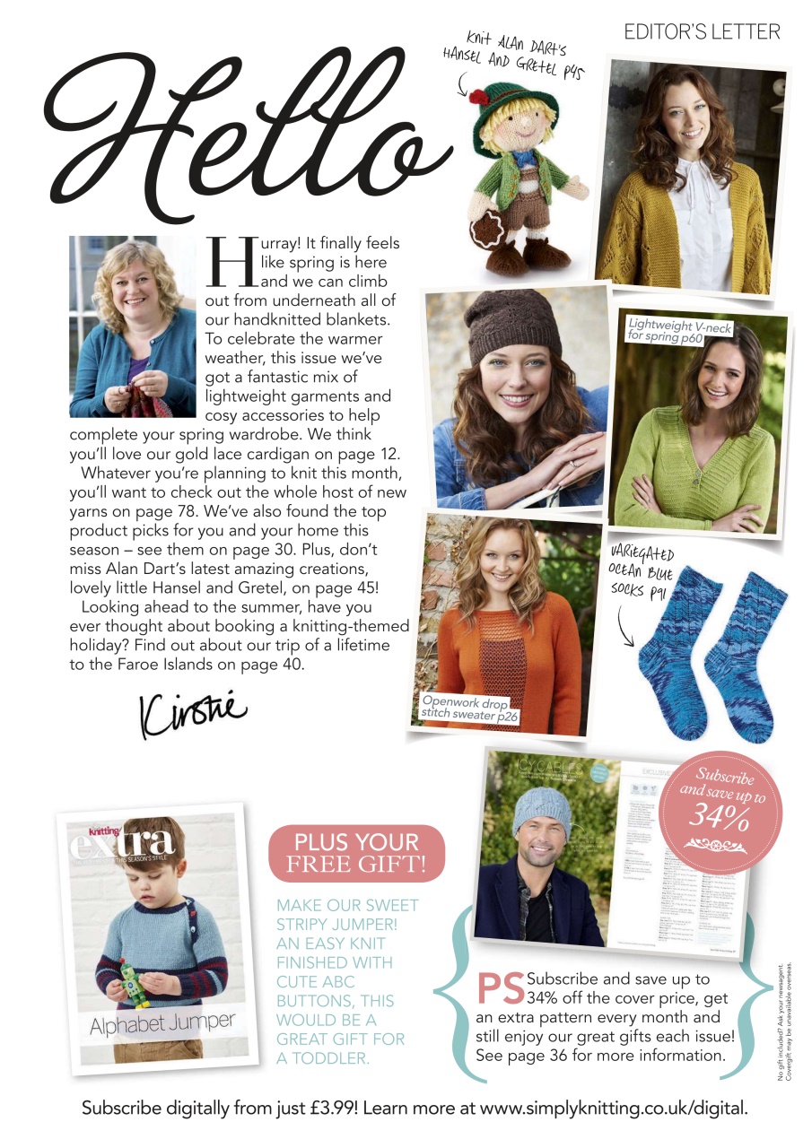 Simply Knitting Preview Pages