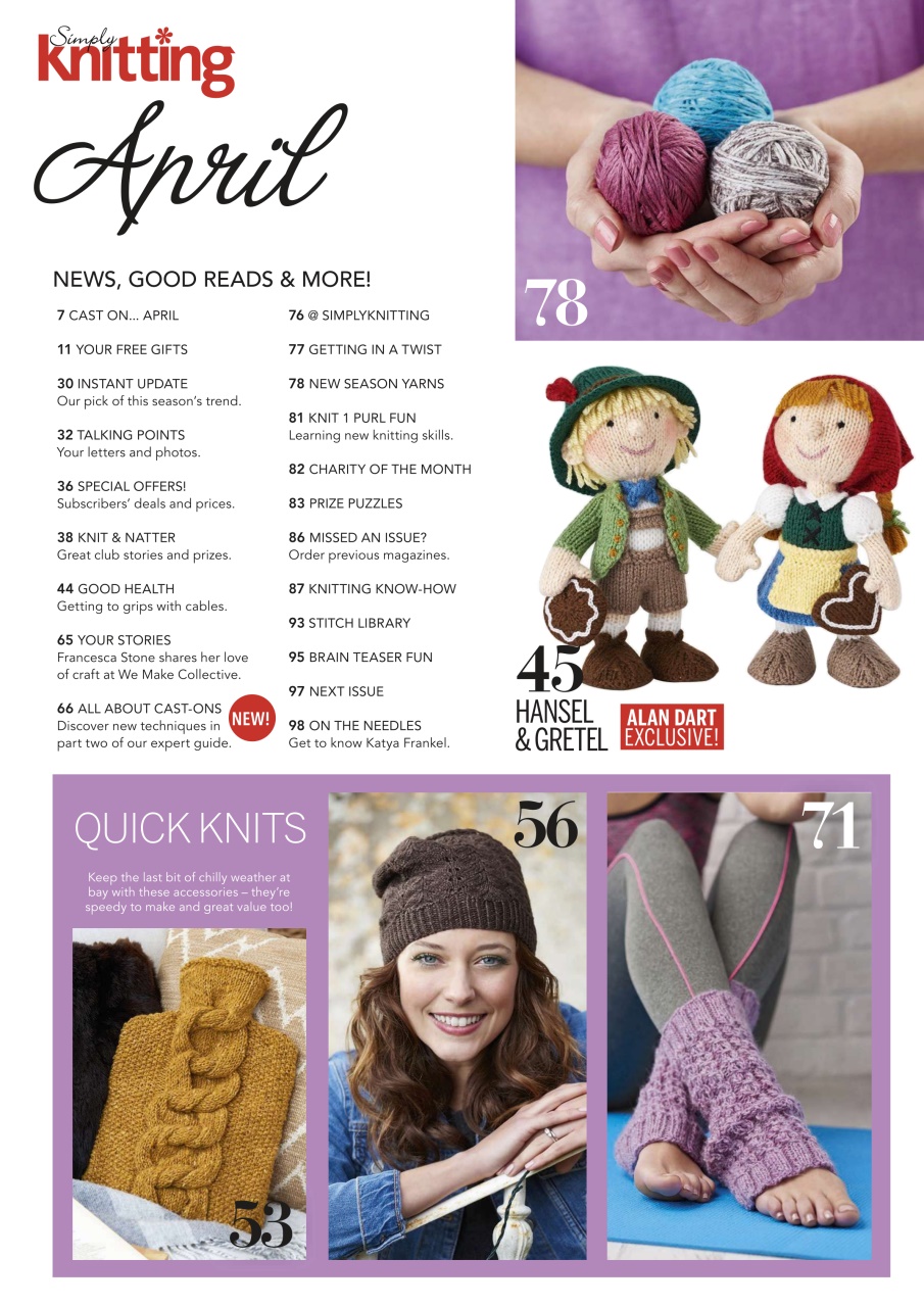 Simply Knitting Preview Pages