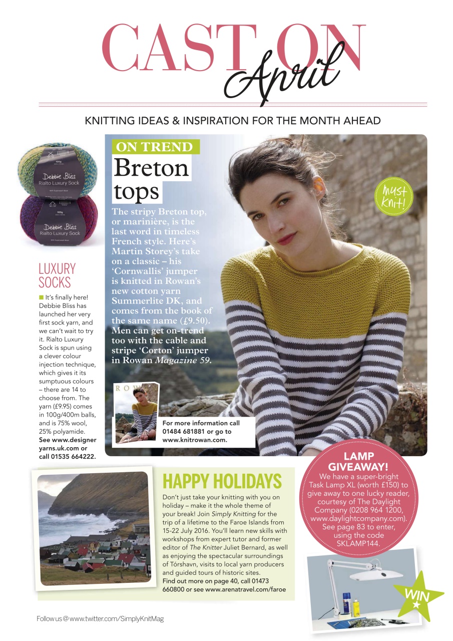 Simply Knitting Preview Pages