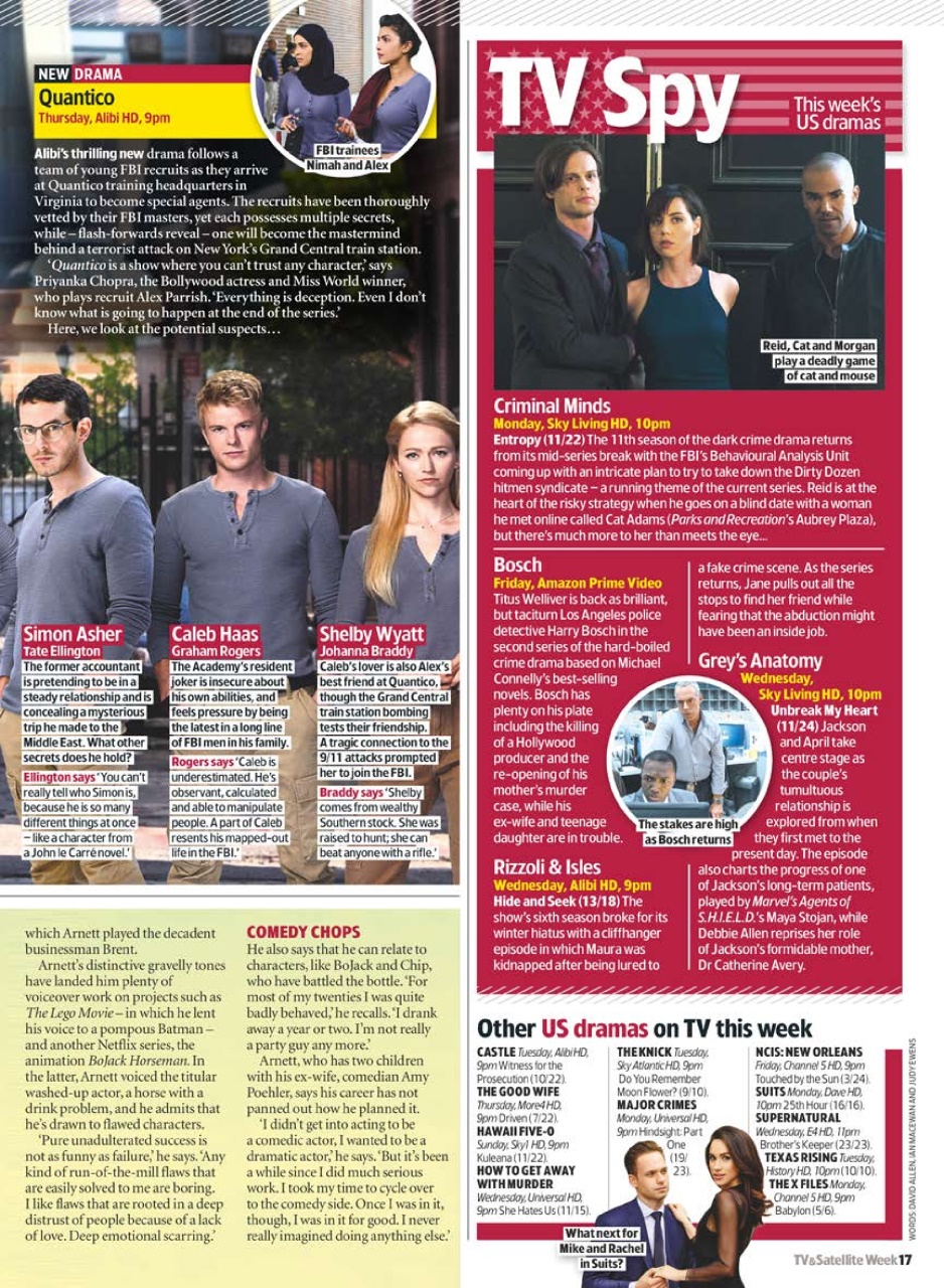 TV & Satellite Week Preview Pages