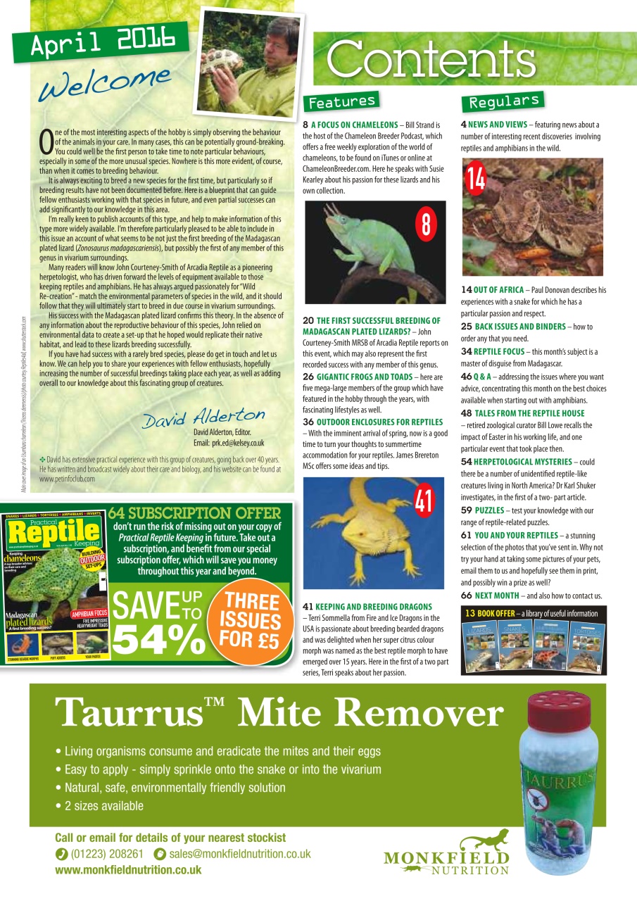 Practical Reptile Keeping Preview Pages