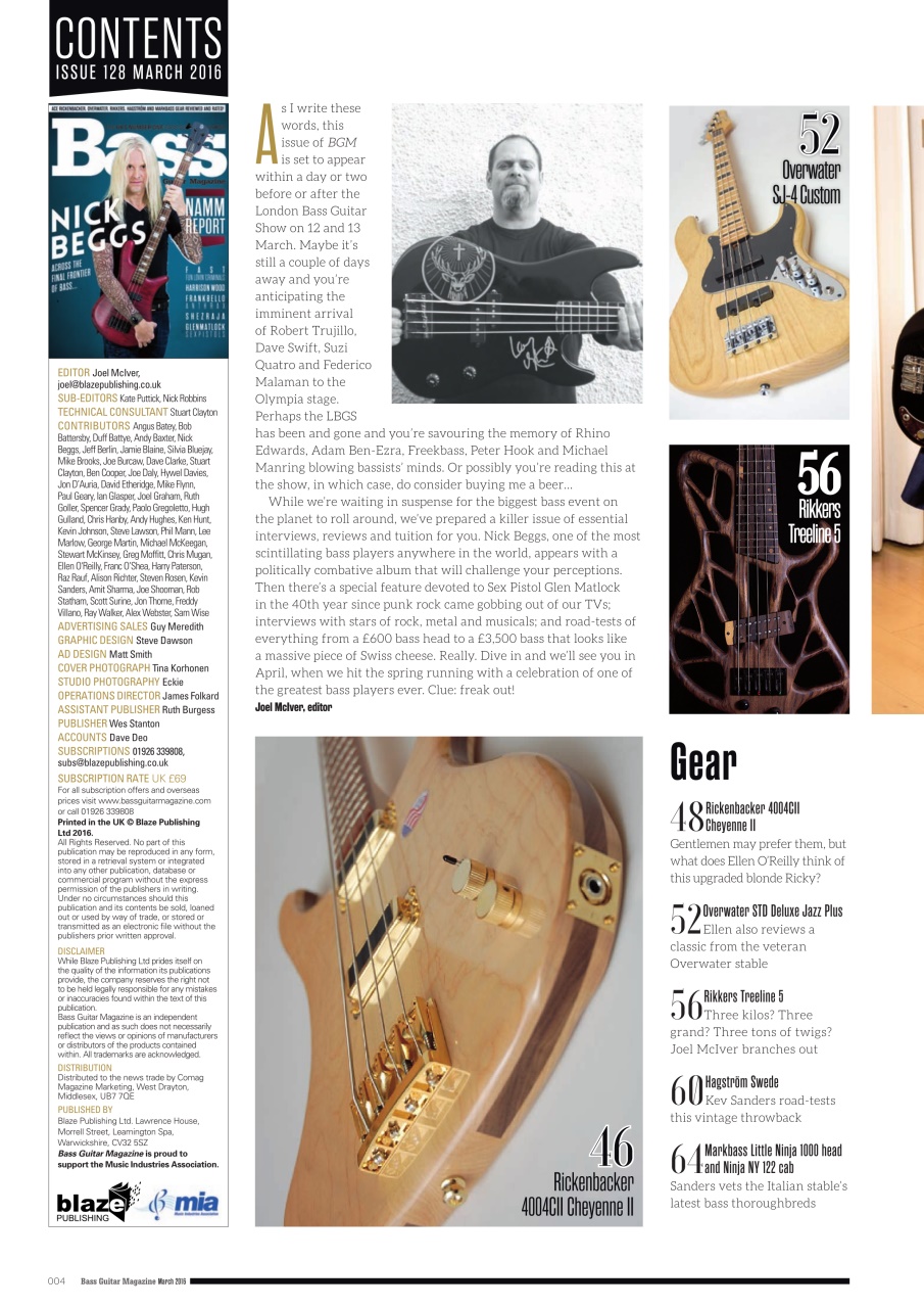 Bass Player UK Preview Pages
