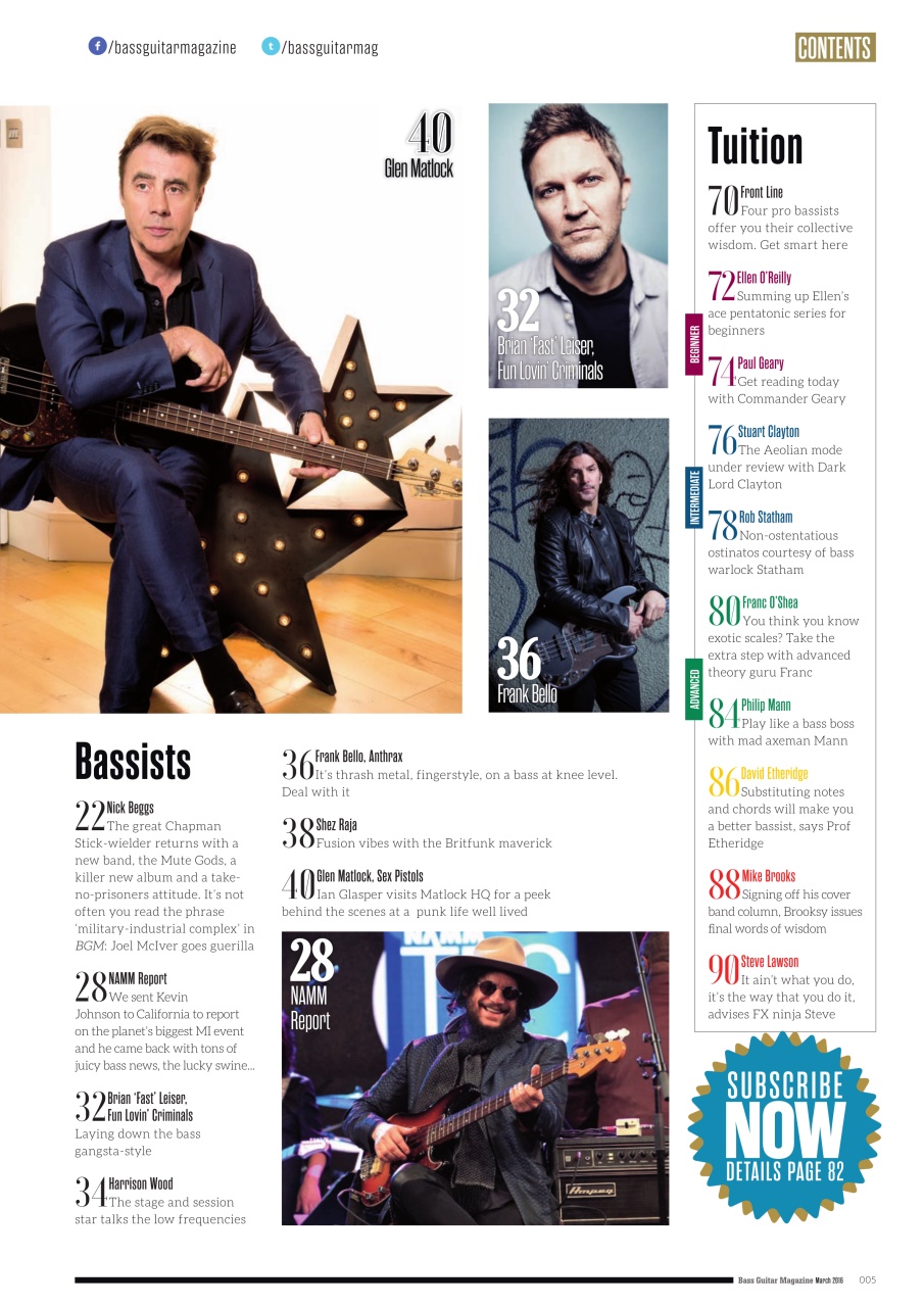Bass Player UK Preview Pages