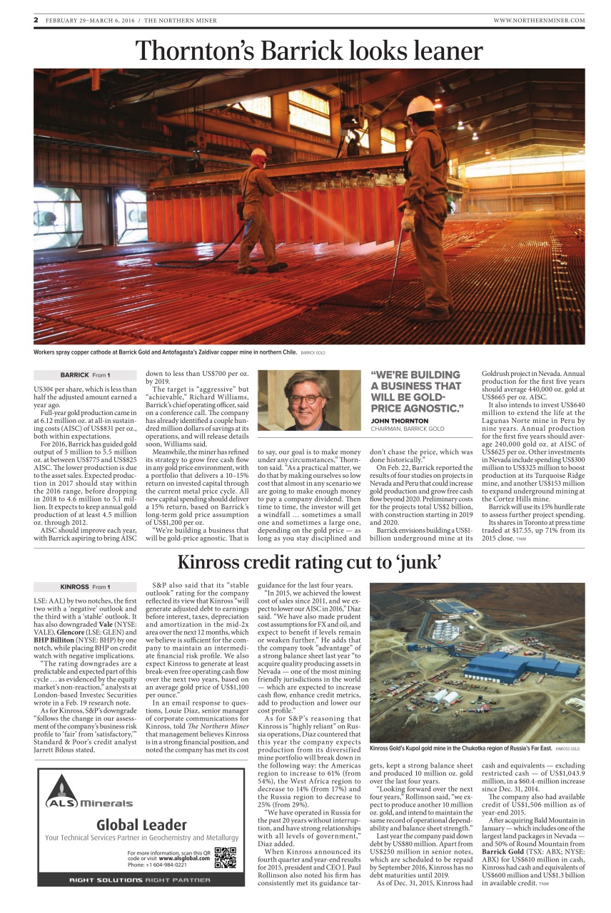 The Northern Miner Preview Pages