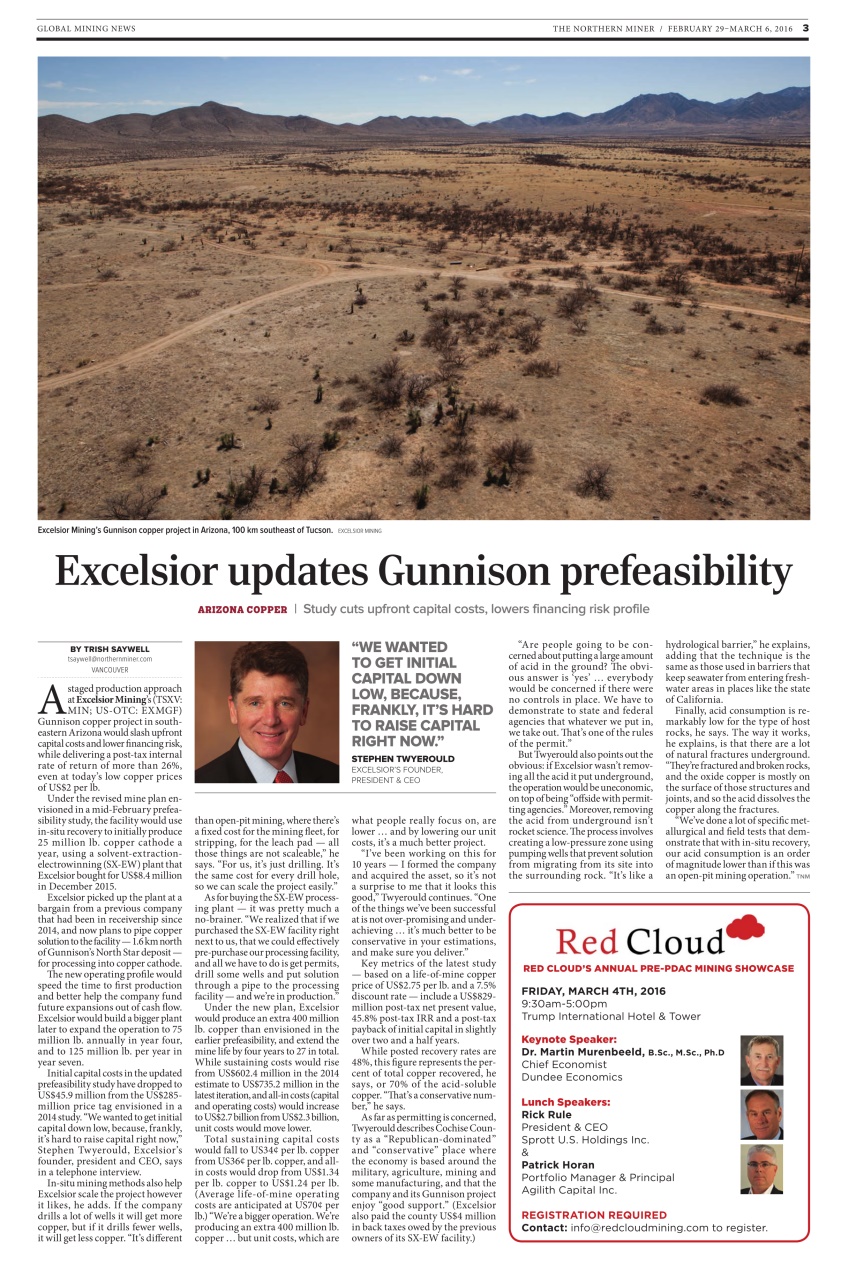 The Northern Miner Preview Pages