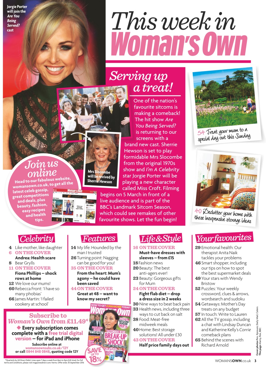 Woman's Own Preview Pages