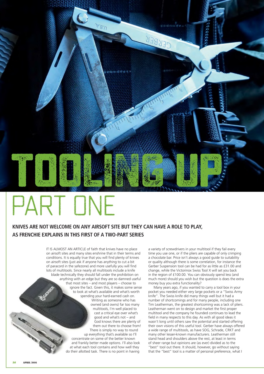 Airsoft Action Preview Pages