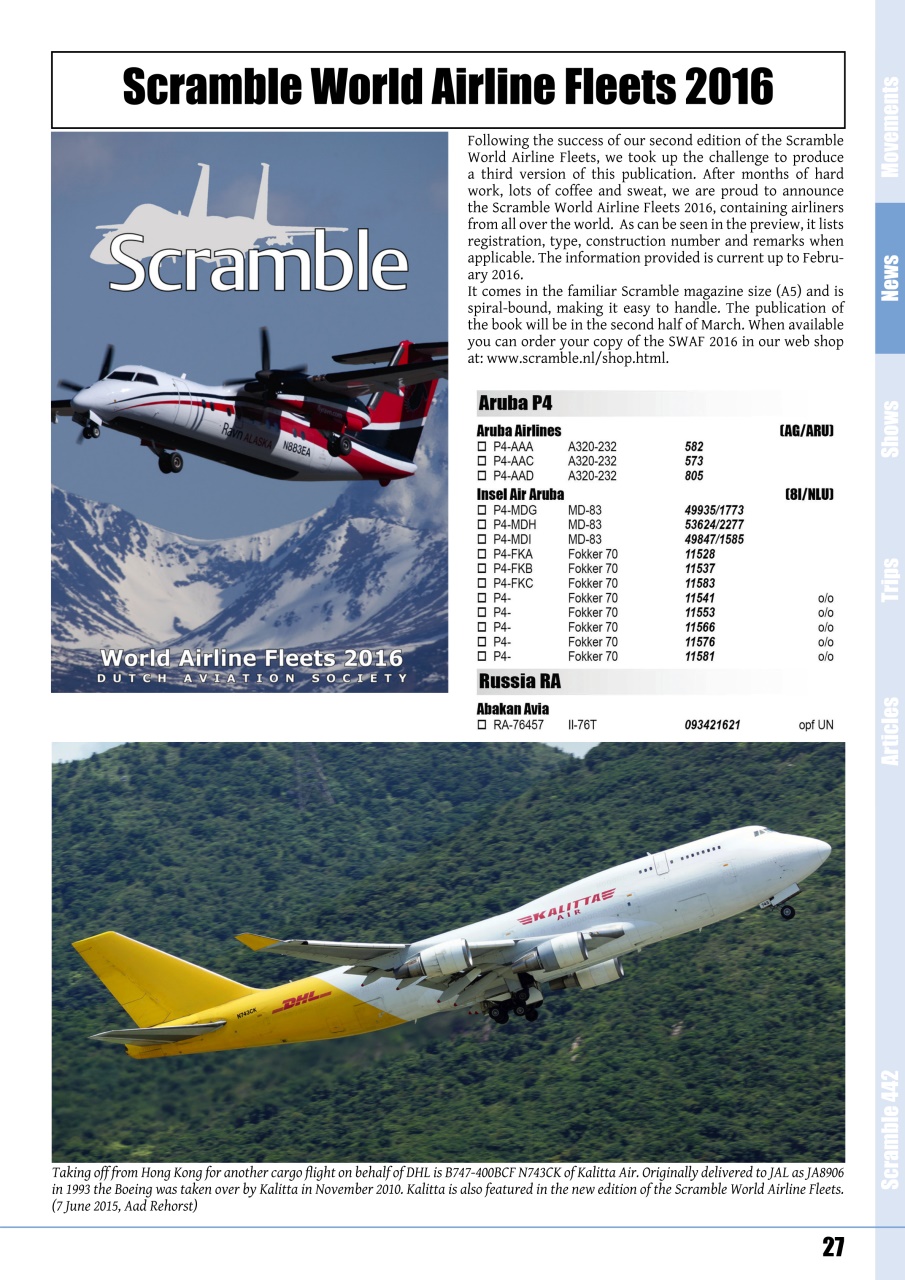 Scramble Magazine Preview Pages