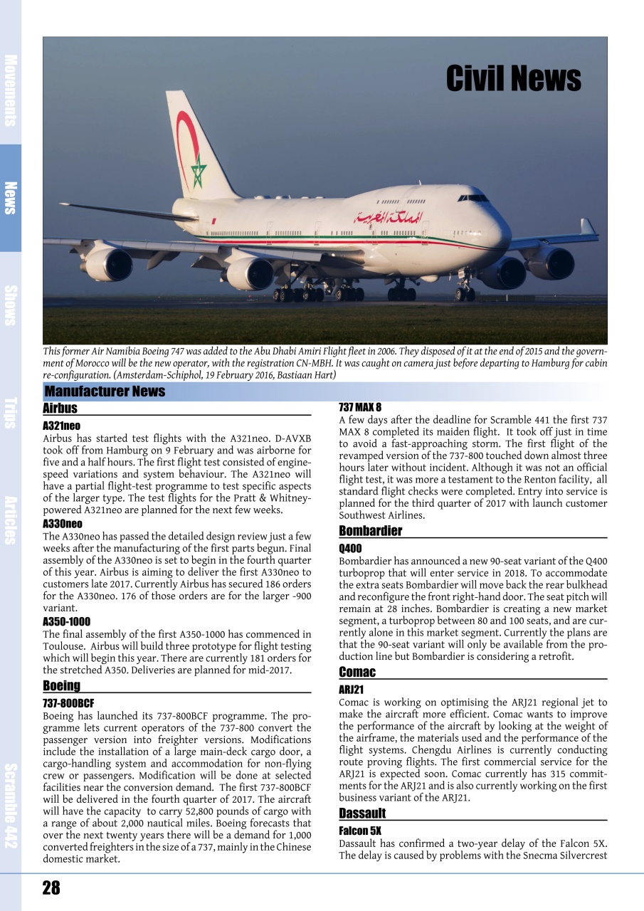 Scramble Magazine Preview Pages