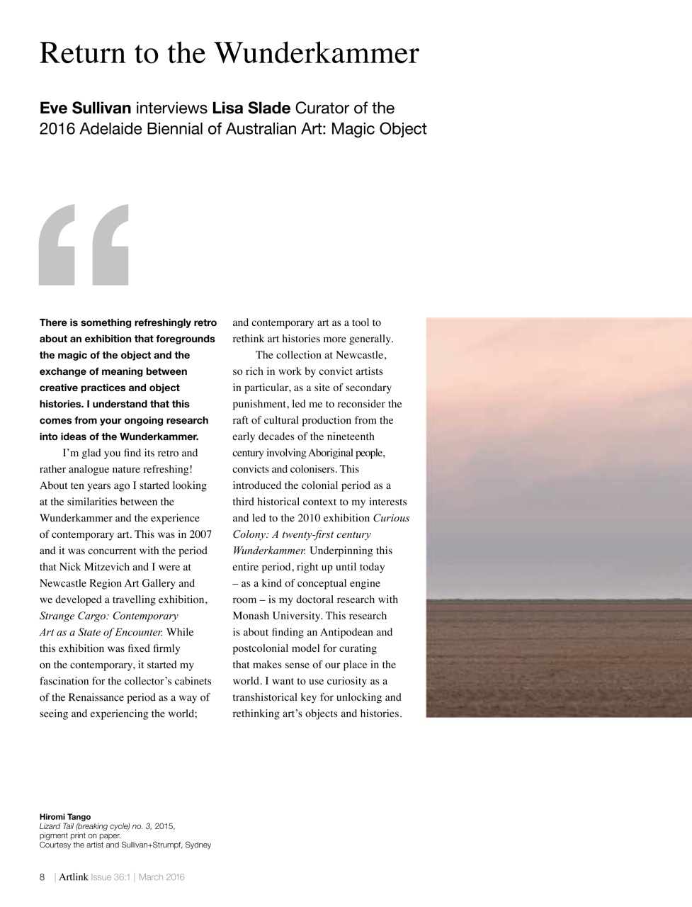 Artlink Magazine Preview Pages