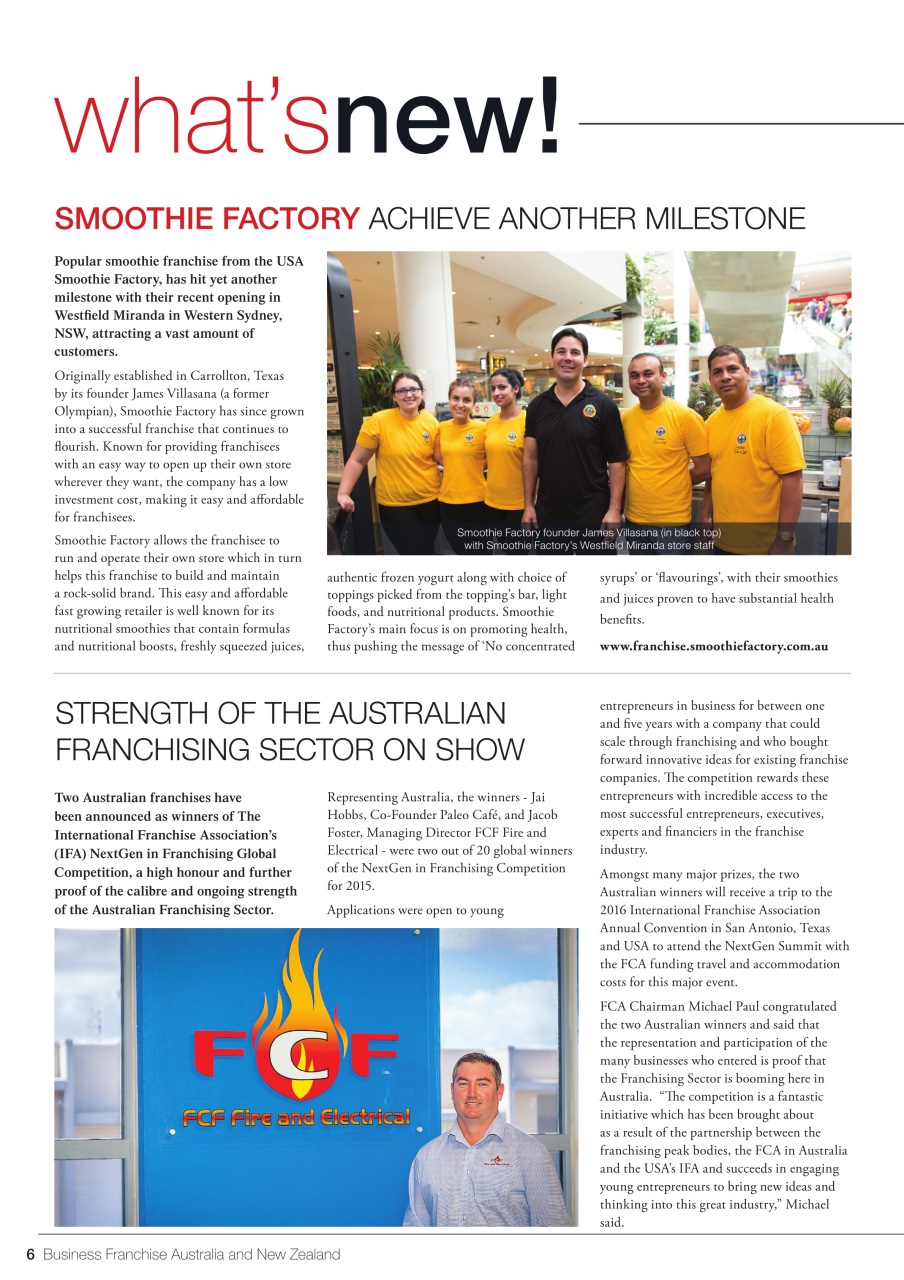 Business Franchise Australia&NZ Preview Pages