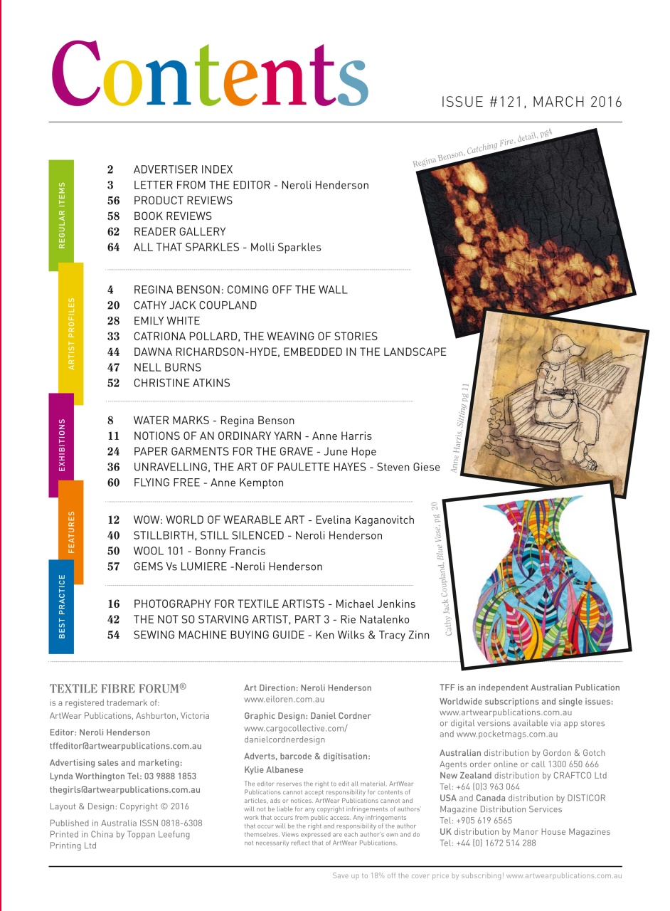 Textile Fibre Forum Preview Pages