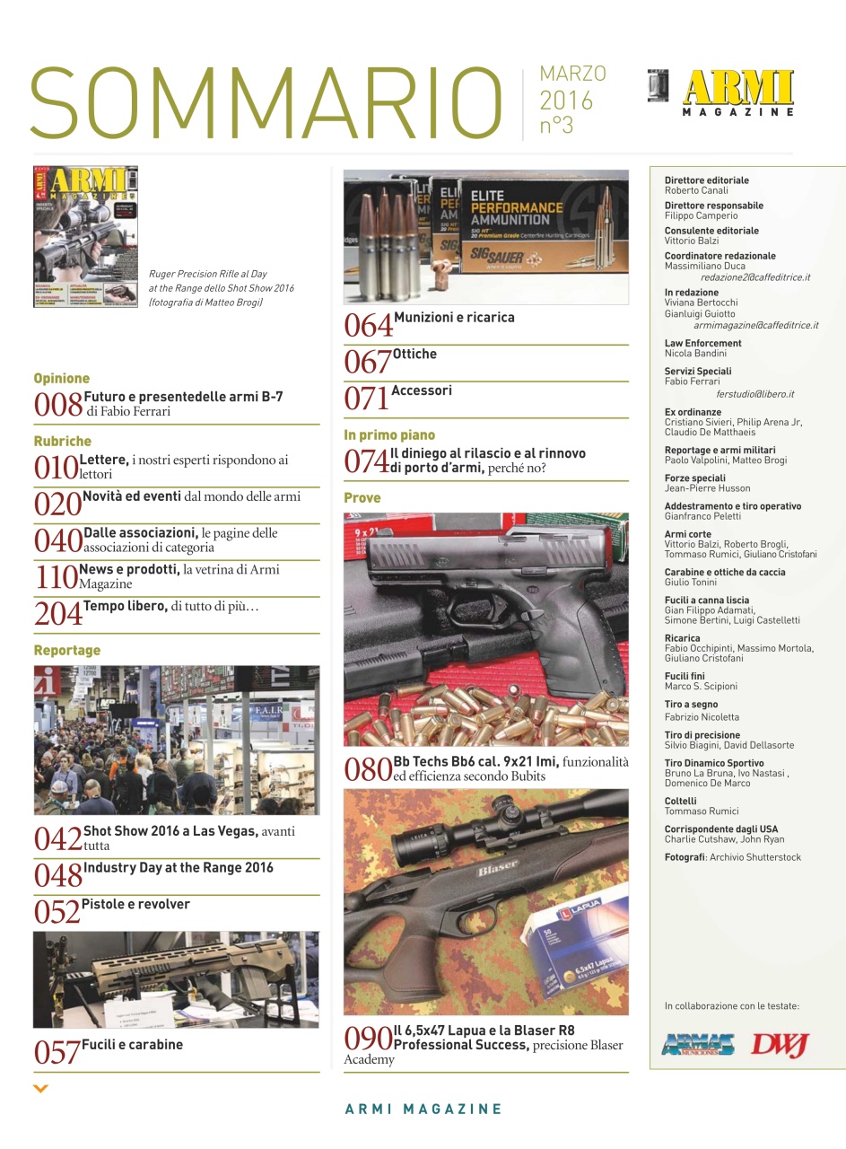 ARMI MAGAZINE Preview Pages