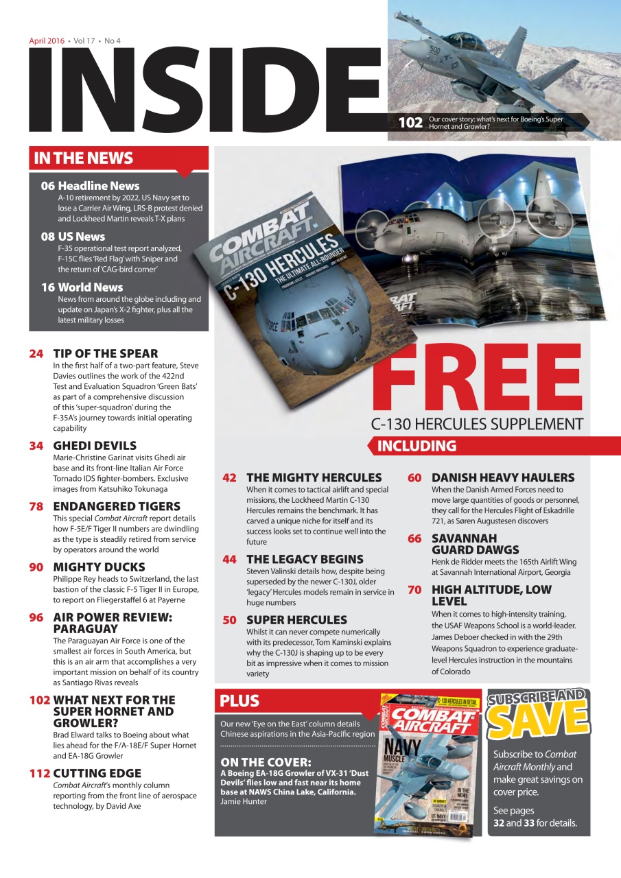 Combat Aircraft Journal Preview Pages