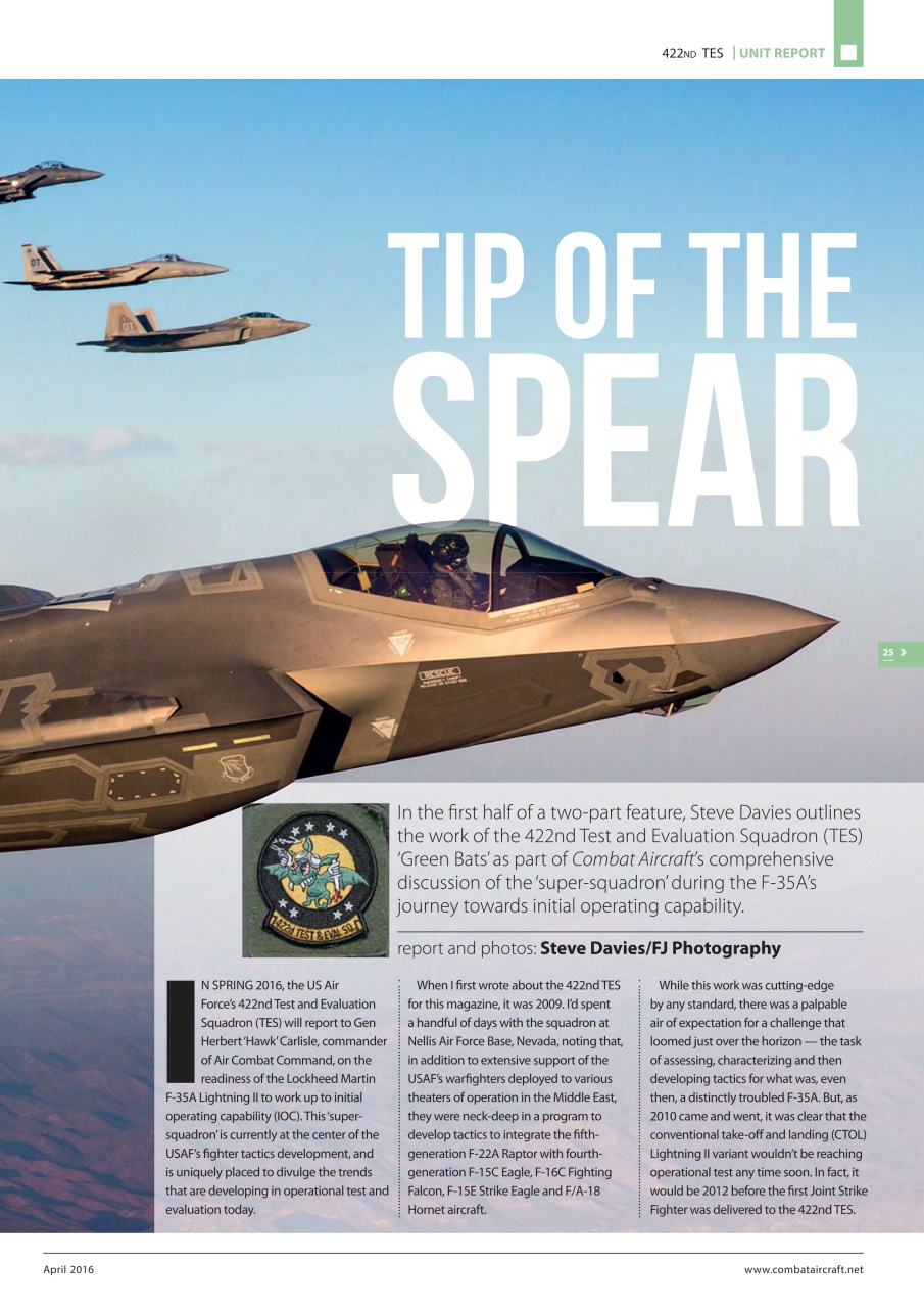 Combat Aircraft Journal Preview Pages