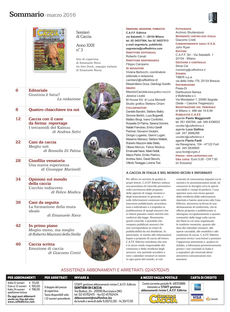 SENTIERI DI CACCIA Preview Pages