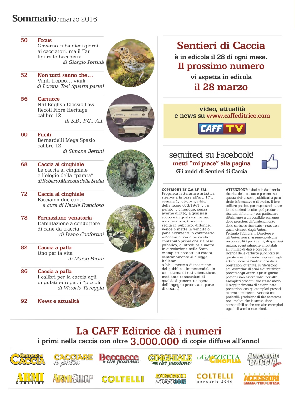 SENTIERI DI CACCIA Preview Pages